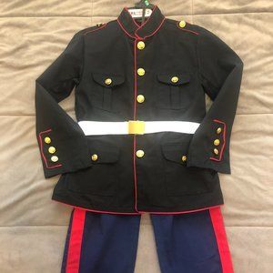 EUC Trooper brand USMC Kid’s Dress Blues Uniform